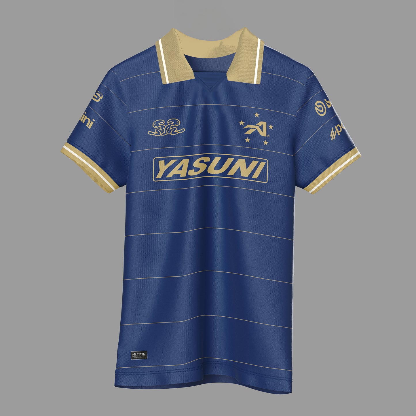 Camiseta Fútbol azul